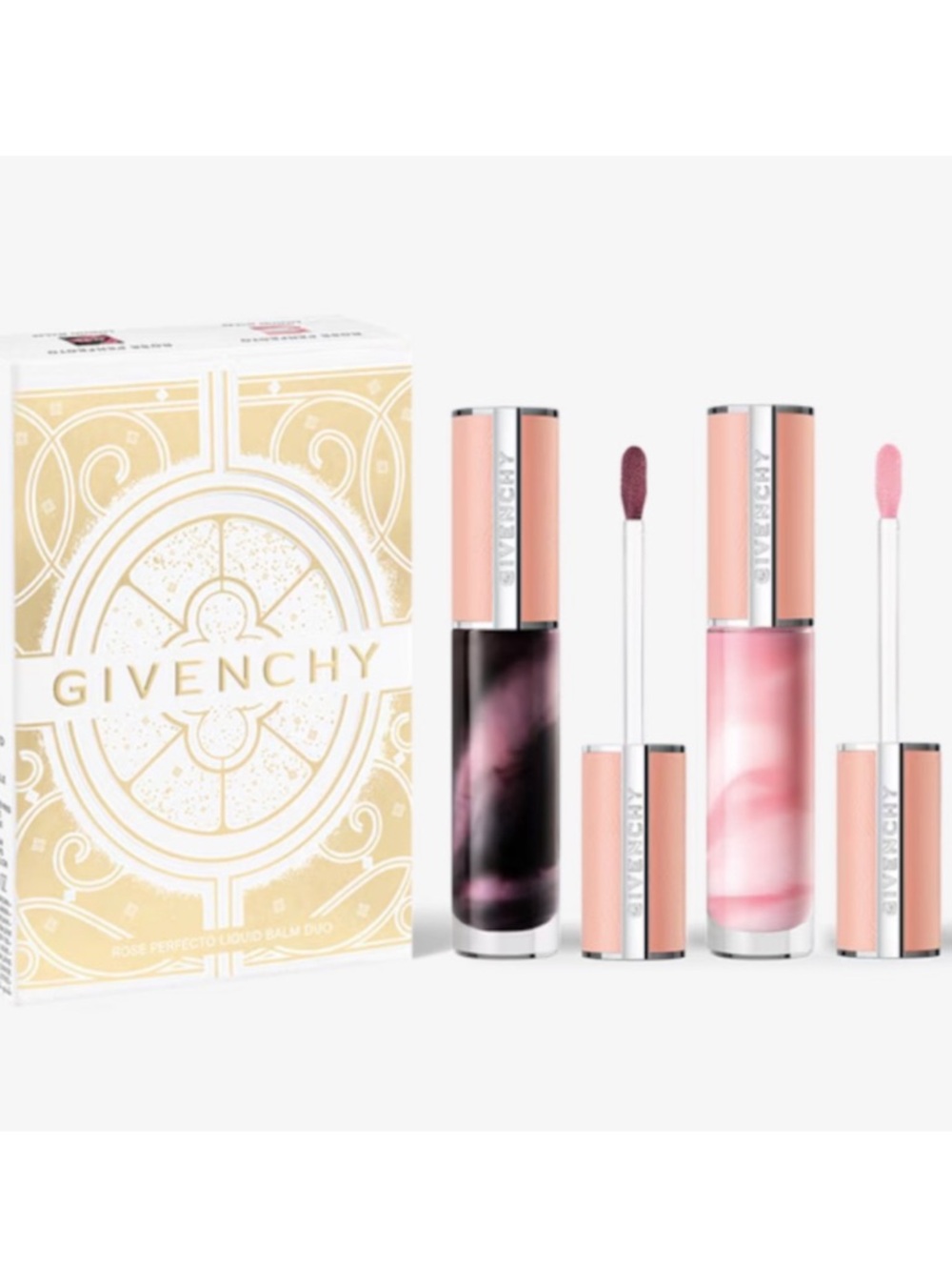 Givenchy ROSE PERFECTO LIP BALM DUO 6ml X 2 BRAND NEW/SEALED - Picture 5 of 9